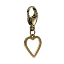 Gold Plated Love Heart Charm