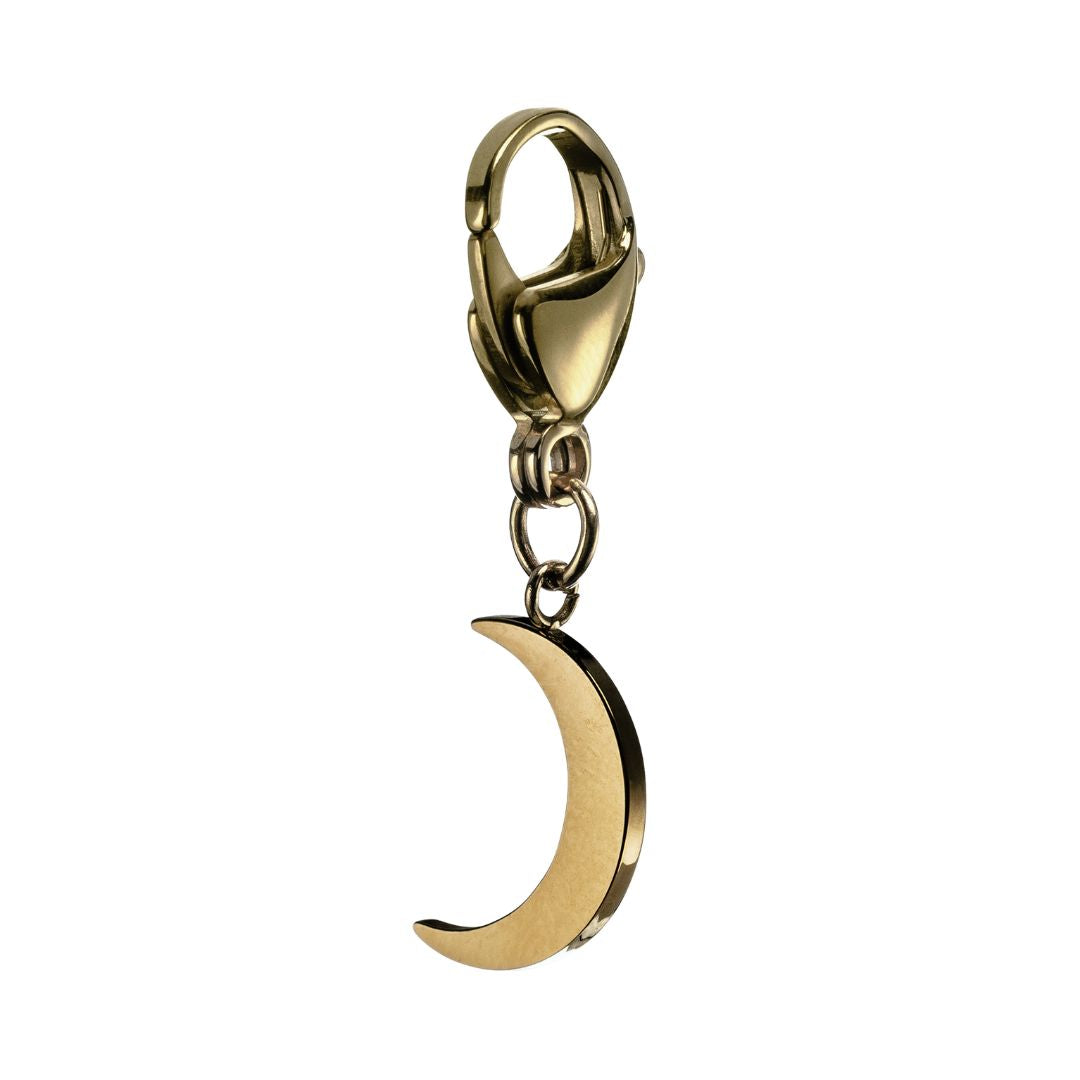 Gold Plated Moon Charm